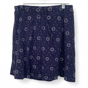 Toad&Co Seleena Blue Boho Print Mini Skirt Skort Size XS